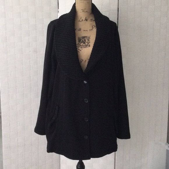 torrid Jackets & Blazers - Torrid Womens Jacket Plus size 4 washable color black button down front.    #213